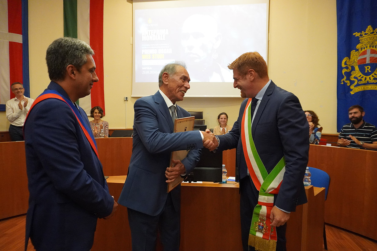 Rivoli conferisce la cittadinanza onoraria a Wes Studi