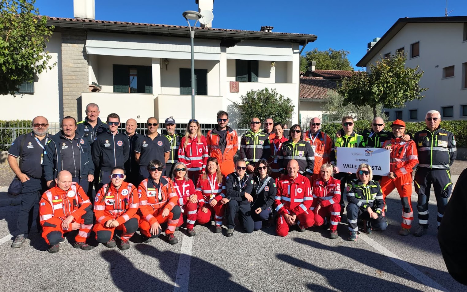 La Protezione civile valdostana al Raduno interregionale del volontariato di Protezione civile del Nord Italia