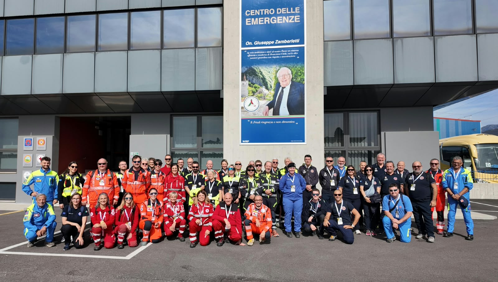 La Protezione civile valdostana al Raduno interregionale del volontariato di Protezione civile del Nord Italia