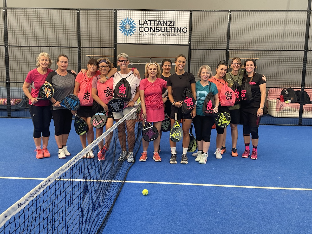 Padel in VIOLA: vince il gioco più importante, la prevenzione