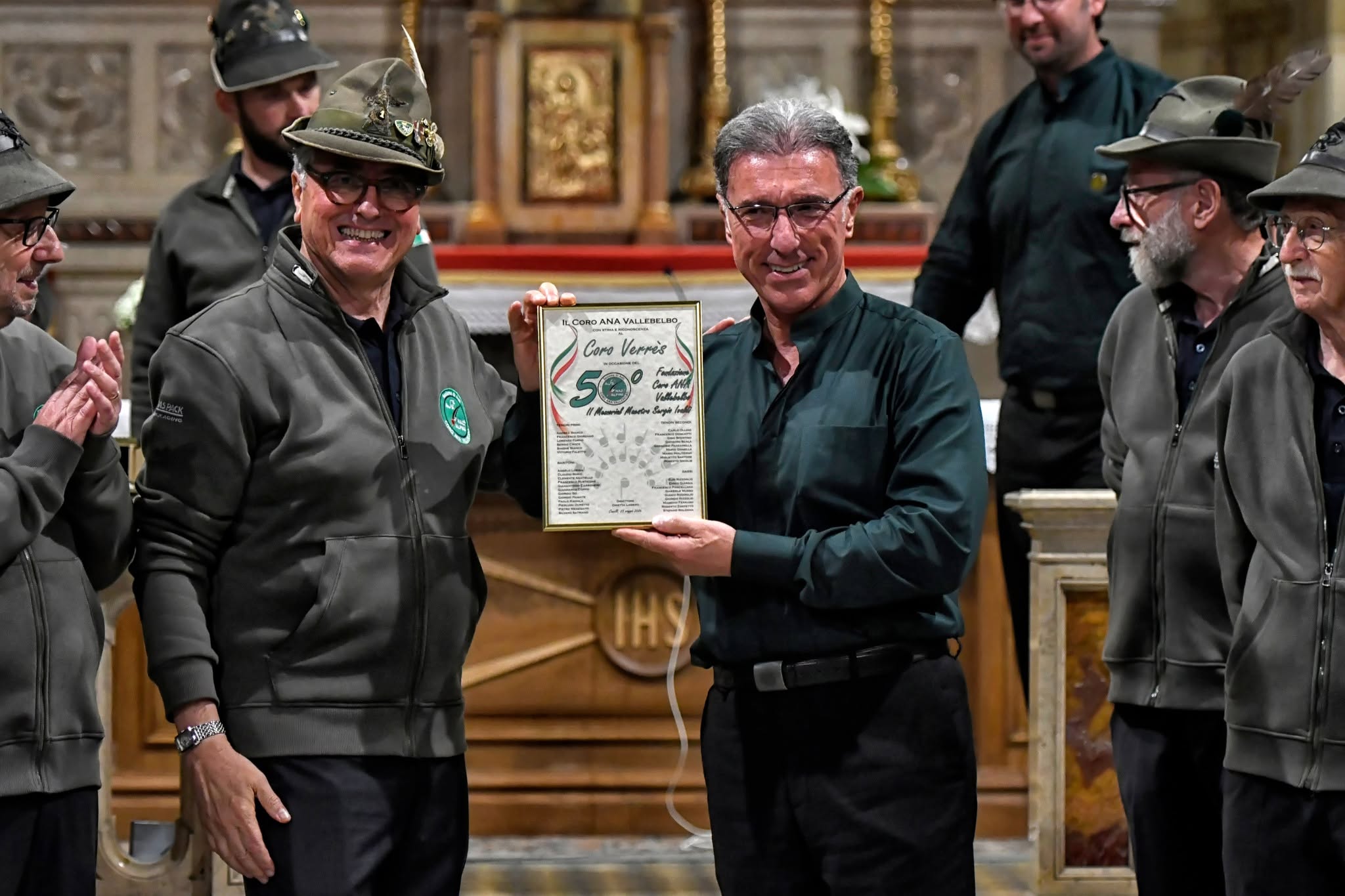 Il Coro Verrès chiude i festeggiamenti per i 75 anni con una giornata di festa per la comunità