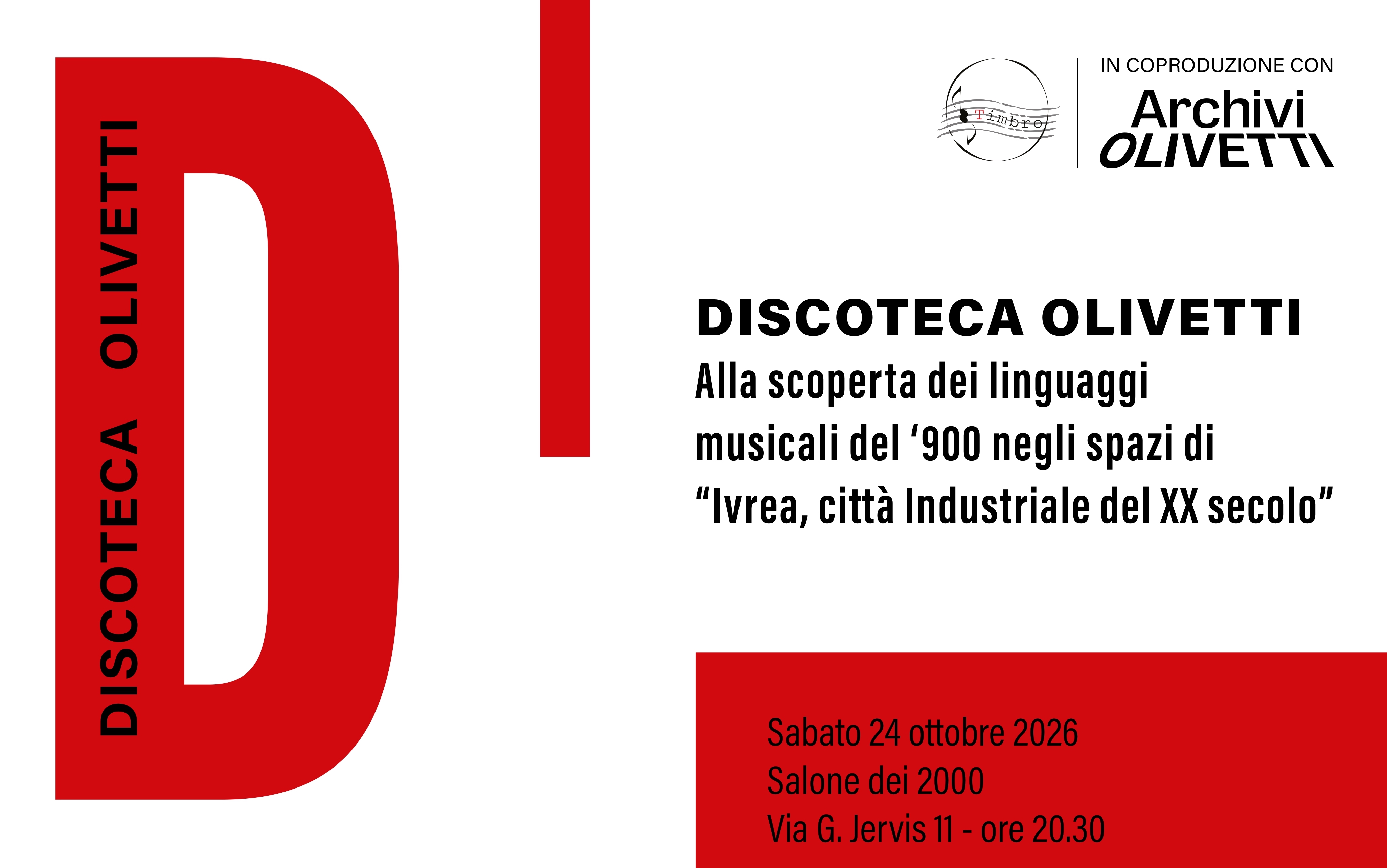 Conclusivo appuntamento per Discoteca Olivetti