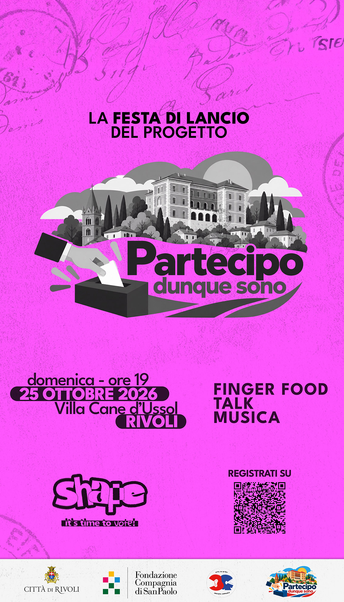 "Partecipo dunque sono!" A Rivoli il primo voto ha una festa tutta sua