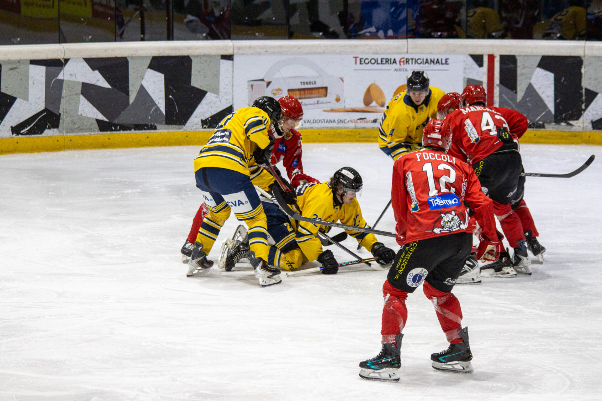HC Aosta, successo per 5-2 nella sfida contro il Pergine