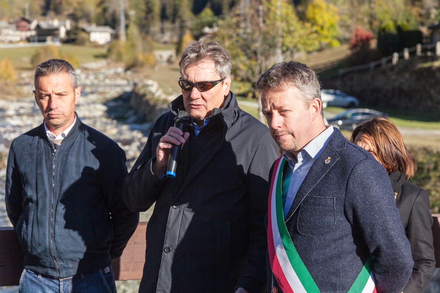 Inaugurato oggi il nuovo ponte in località Trinò/Pont Sec a Gressoney-Saint-Jean
