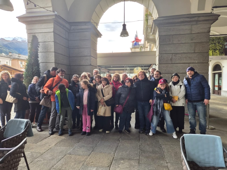 Un itinerario nel mondo di Schiavone riunisce ad Aosta appassionati da tutta Italia