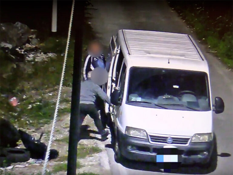 Polizia locale. Scarico illecito di rifiuti