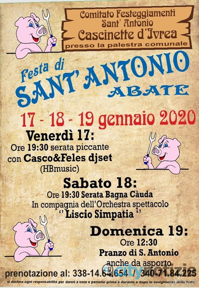 Festa di Sant’Antonio Abate a Cascinette di Ivrea