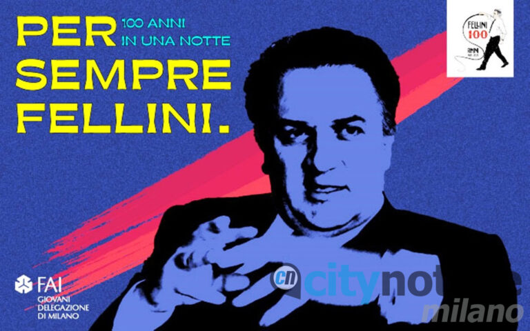 Per sempre Fellini! Cent’anni in una notte. Gran ballo in maschera alla Palazzina Appiani a Milano
