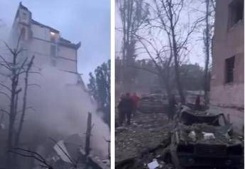 Ucraina-Russia, maxi attacco su Kiev. Zelensky: “Colpito edificio residenziale, terroristi”